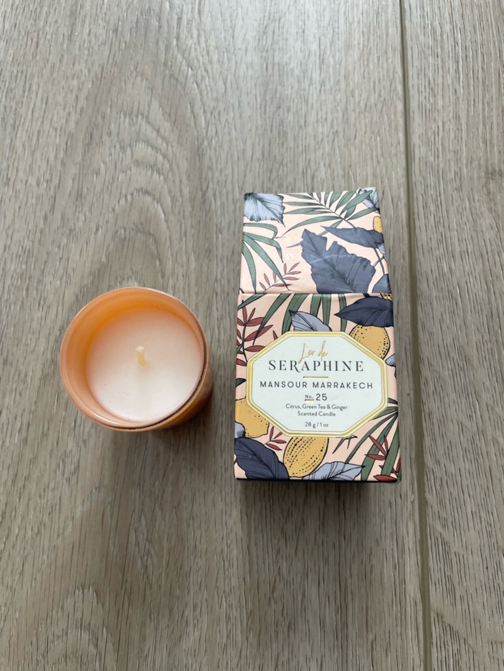L'or de Seraphine Mansour Marrakech No. 25 Scented Candle (1 oz / 28g) NIB